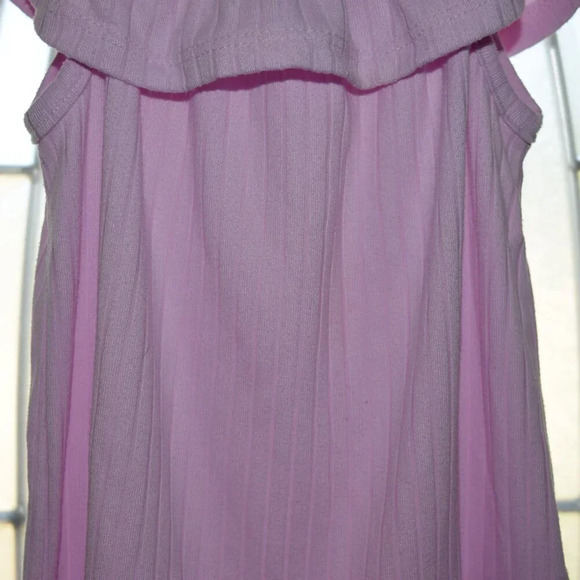 BTWEEN Girls Flutter Pastel Lilac Top Size 6 - Picture 3 of 5